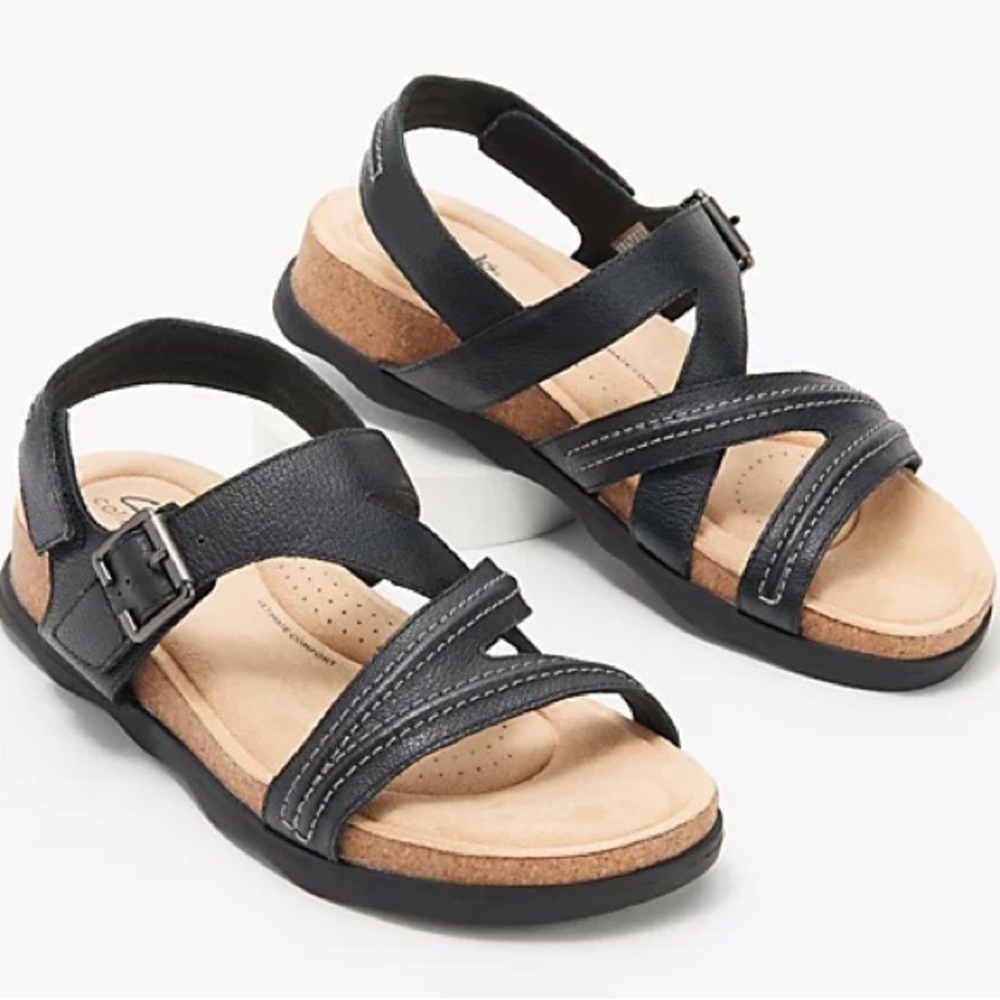 Clarks Collection Adjustable Sandals - Brynn Step